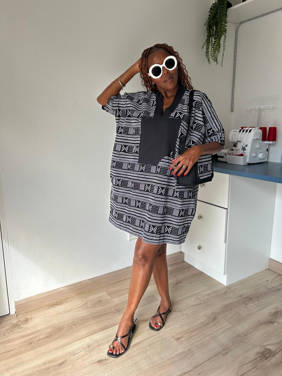 Short Boubou + Hand bag